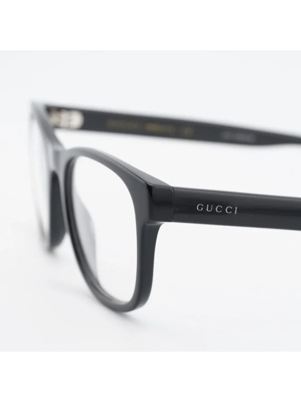Gucci GG0004O 001 Eyeglasses Black 53mm Square Frame